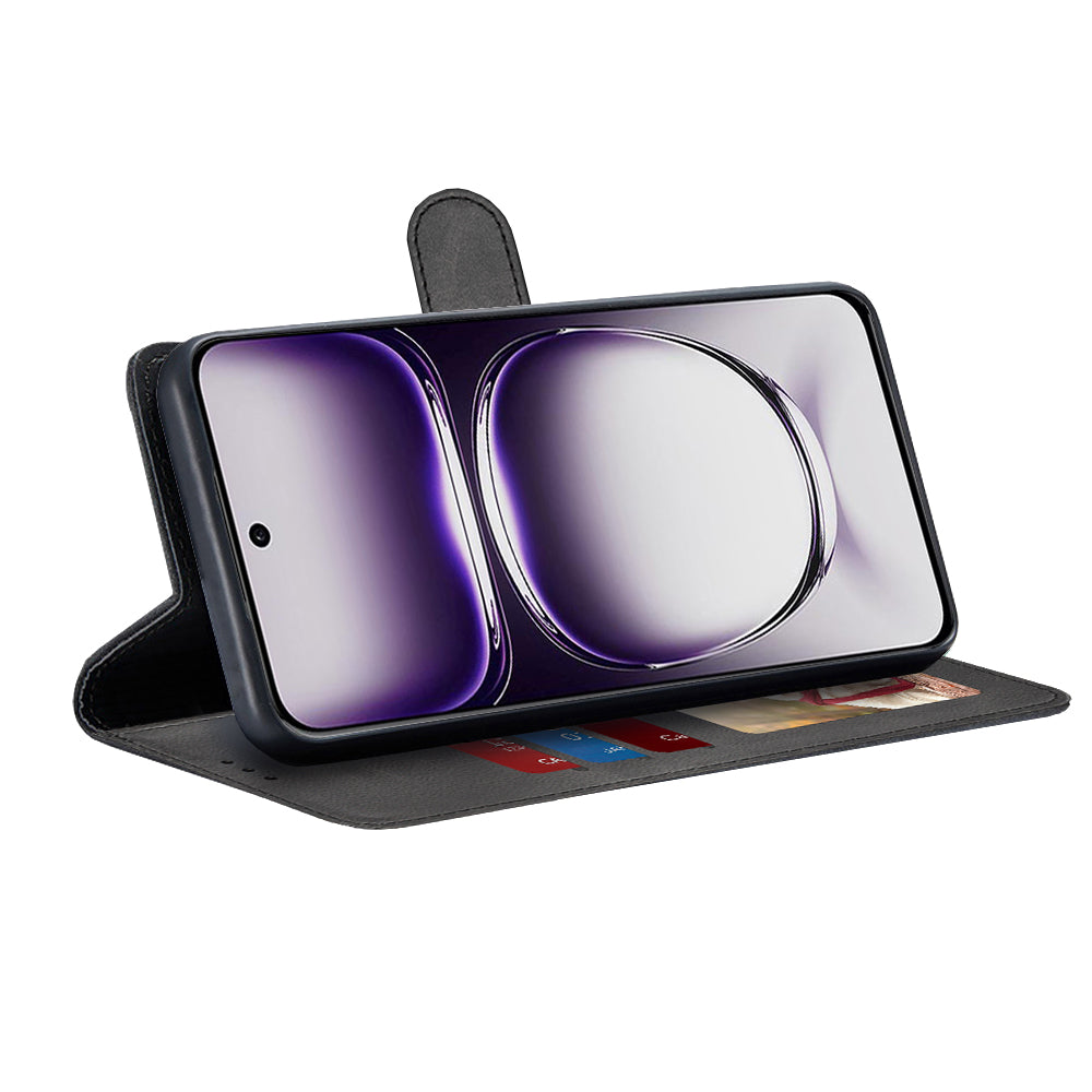 Husa pentru Oppo Reno12, Techsuit, Diary Book, Neagra