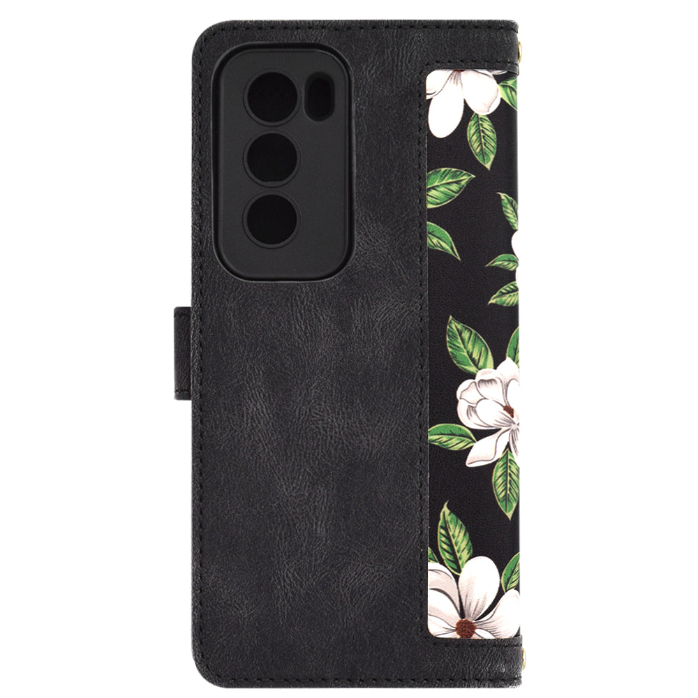 Husa pentru Oppo Reno12, Techsuit, FlipCraft, Neagra