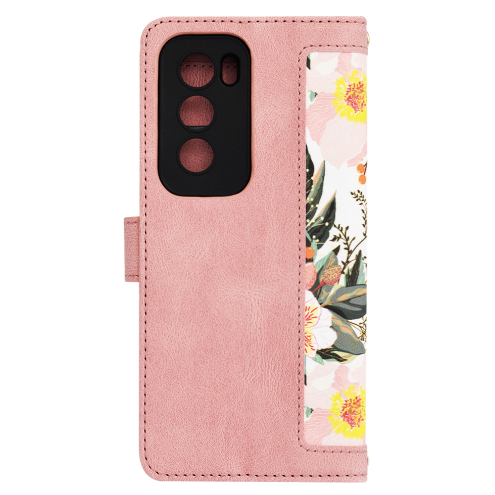 Husa pentru Oppo Reno12, Techsuit, FlipCraft, Roz