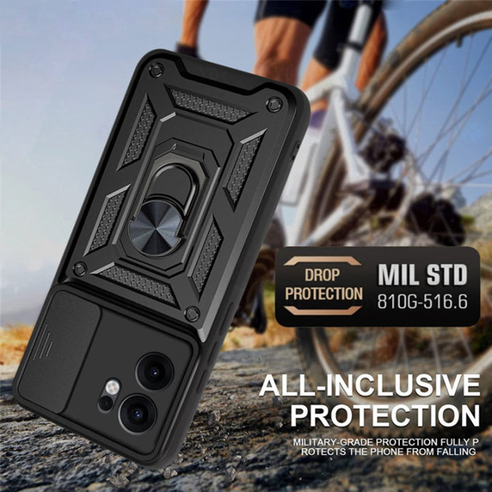 Husa pentru Oppo Reno13 FS 5G / Reno13 F 4G / Reno13 F, Techsuit, CamShield, Albastra