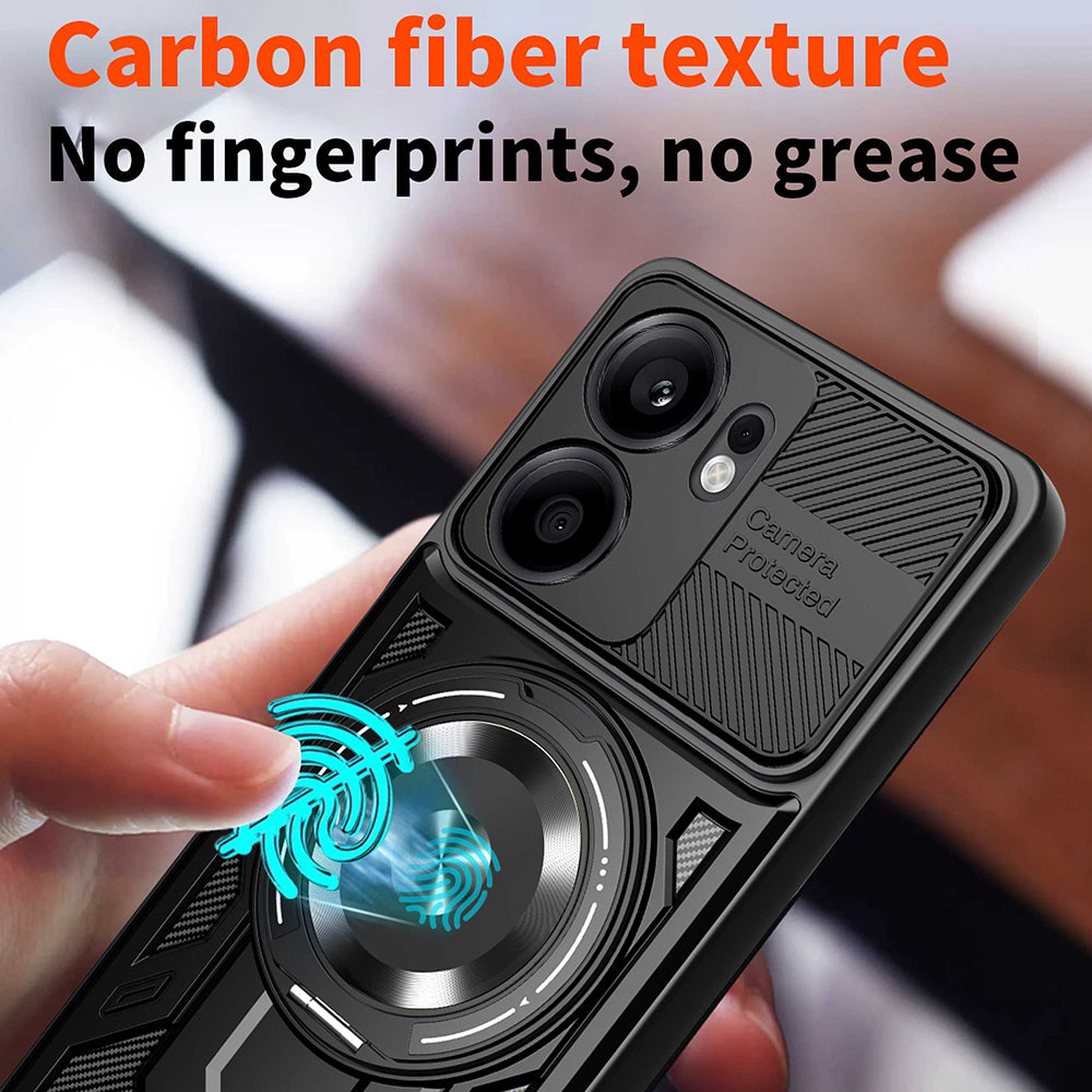 Husa pentru Oppo Reno13 FS 5G / Reno13 F 4G / Reno13 F, Techsuit, RuggedCam, Gri