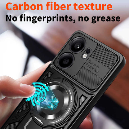 Husa pentru Oppo Reno13 FS 5G / Reno13 F 4G / Reno13 F, Techsuit, RuggedCam, Mov