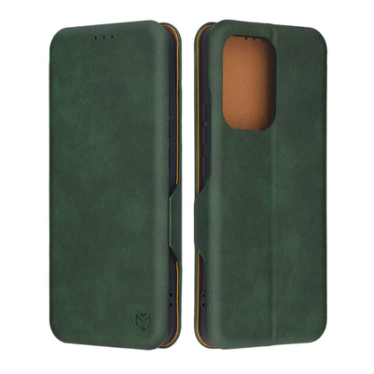 Husa pentru Oppo Reno13 FS 5G / Reno13 F 4G / Reno13 F, Techsuit, Safe Wallet Plus, Verde