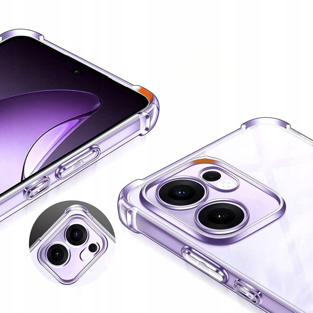 Husa pentru Oppo Reno13 FS 5G / Reno13 F 4G / Reno13 F, Techsuit, Shockproof Clear, Transparenta