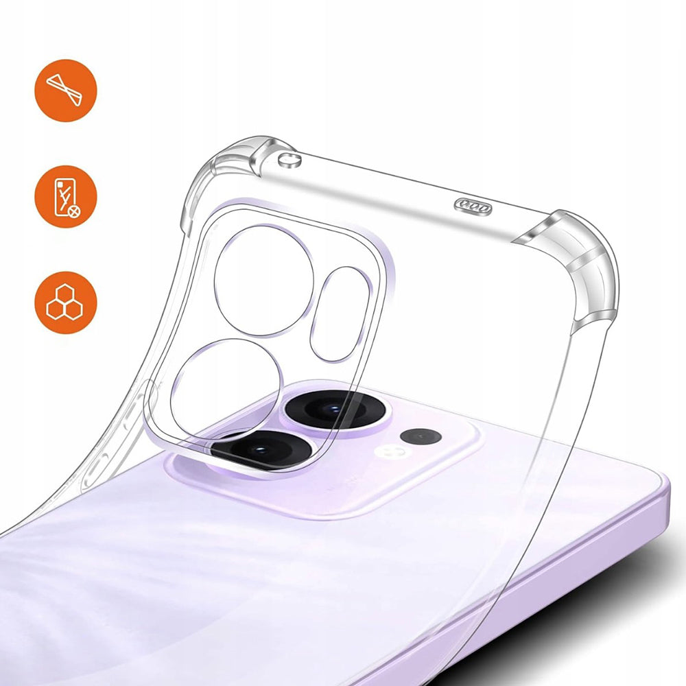 Husa pentru Oppo Reno13 FS 5G / Reno13 F 4G / Reno13 F, Techsuit, Shockproof Clear, Transparenta