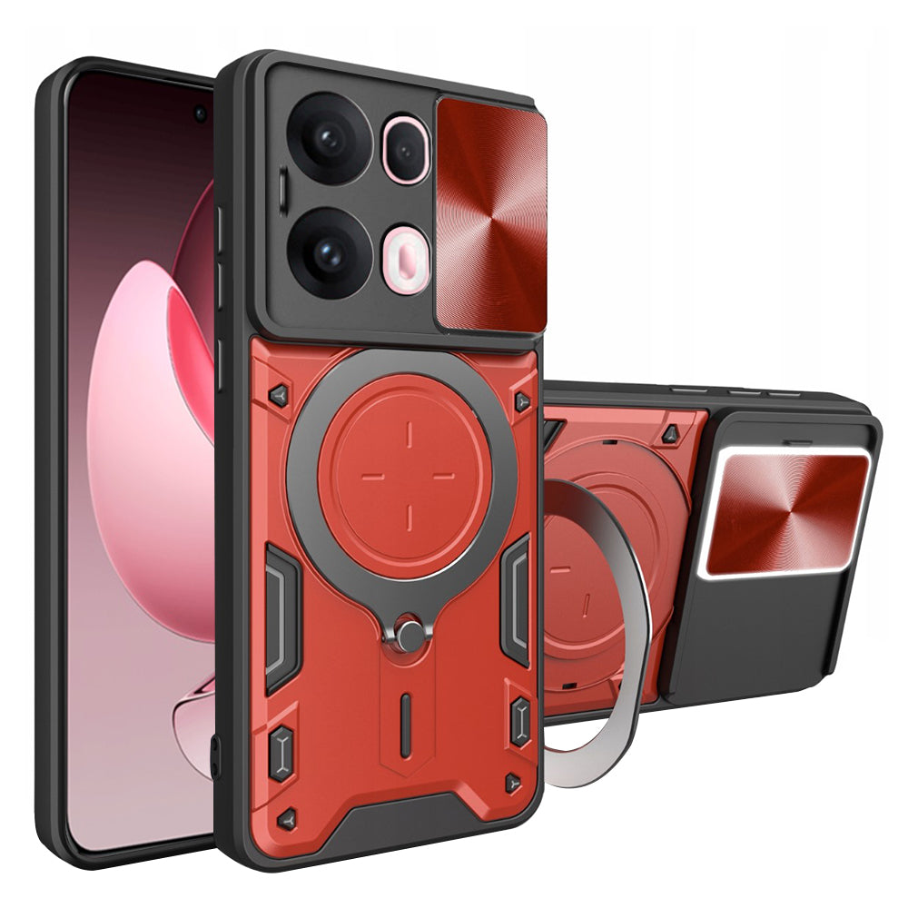Husa pentru Oppo Reno13 Pro, Techsuit, CamGuard Pro, Rosie
