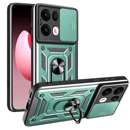 Husa pentru Oppo Reno13 Pro, Techsuit, CamShield, Verde