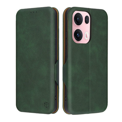 Husa pentru Oppo Reno13 Pro, Techsuit, Safe Wallet Plus, Verde