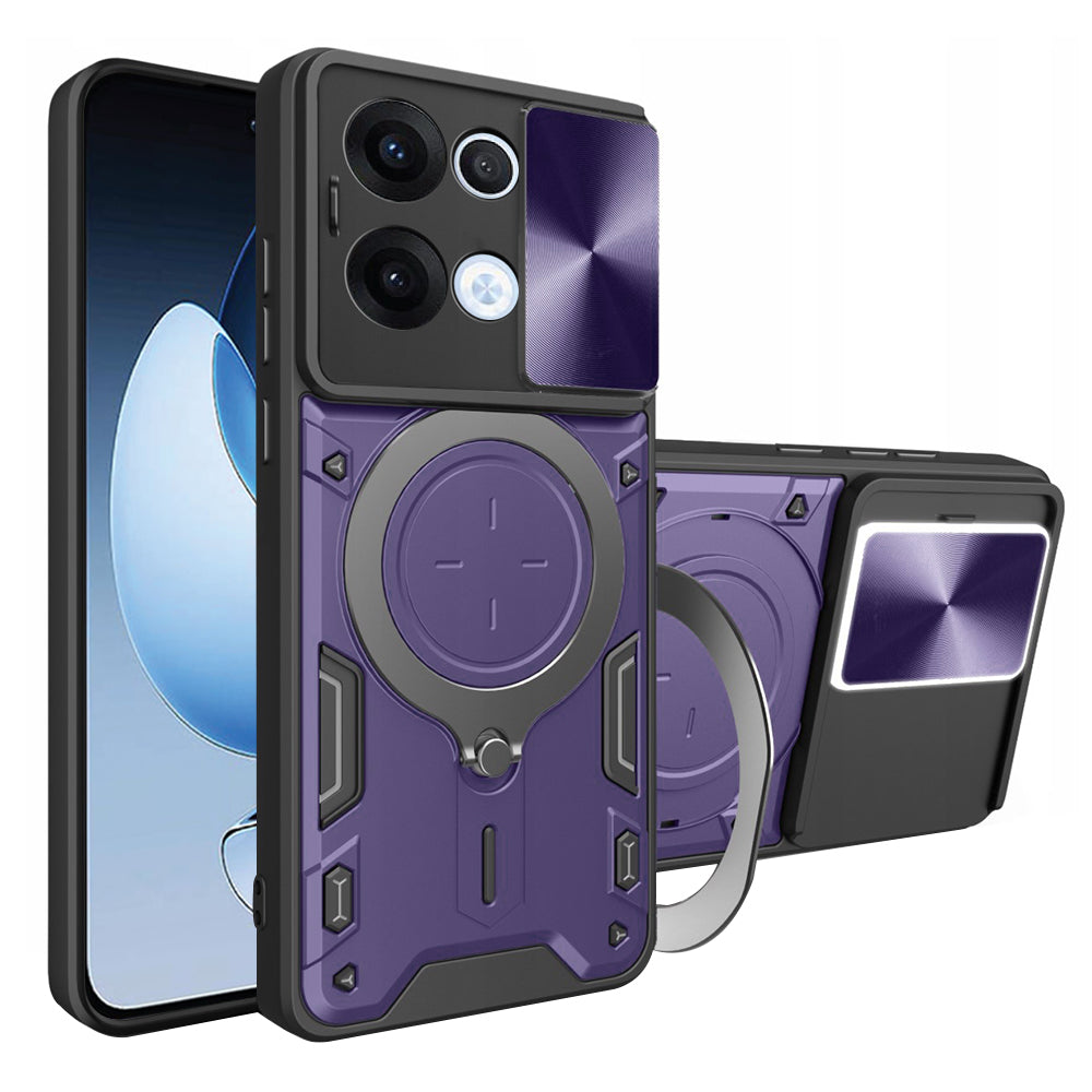 Husa pentru Oppo Reno13, Techsuit, CamGuard Pro, Mov