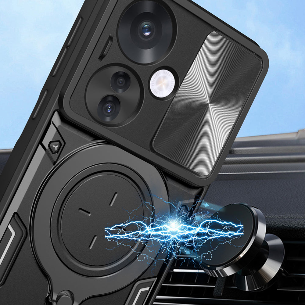 Husa pentru Oppo Reno13, Techsuit, CamGuard Pro, Rosie