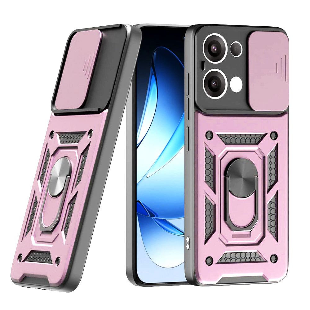 Husa pentru Oppo Reno13, Techsuit, CamShield, Roz