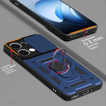 Husa pentru Oppo Reno13, Techsuit, CamShield, Verde