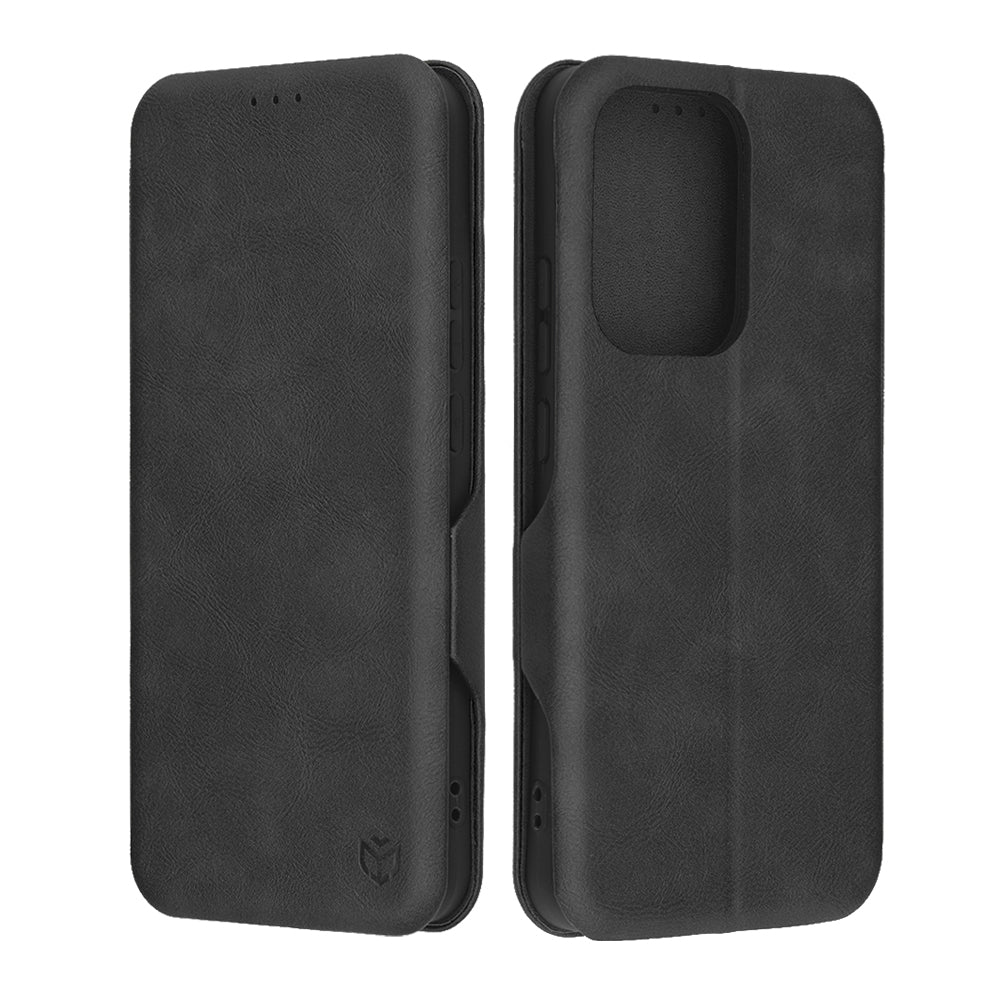 Husa pentru Oppo Reno13, Techsuit, Safe Wallet Plus, Neagra