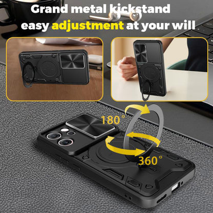 Husa pentru Oppo Reno14 FS 5G / Reno14 F, Techsuit, CamGuard Pro, Albastra