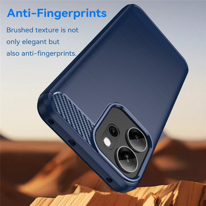 Husa pentru Oppo Reno14 FS 5G / Reno14 F, Techsuit, Carbon, Albastra