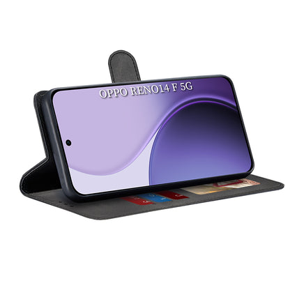 Husa pentru Oppo Reno14 FS 5G / Reno14 F, Techsuit, Diary Book, Neagra