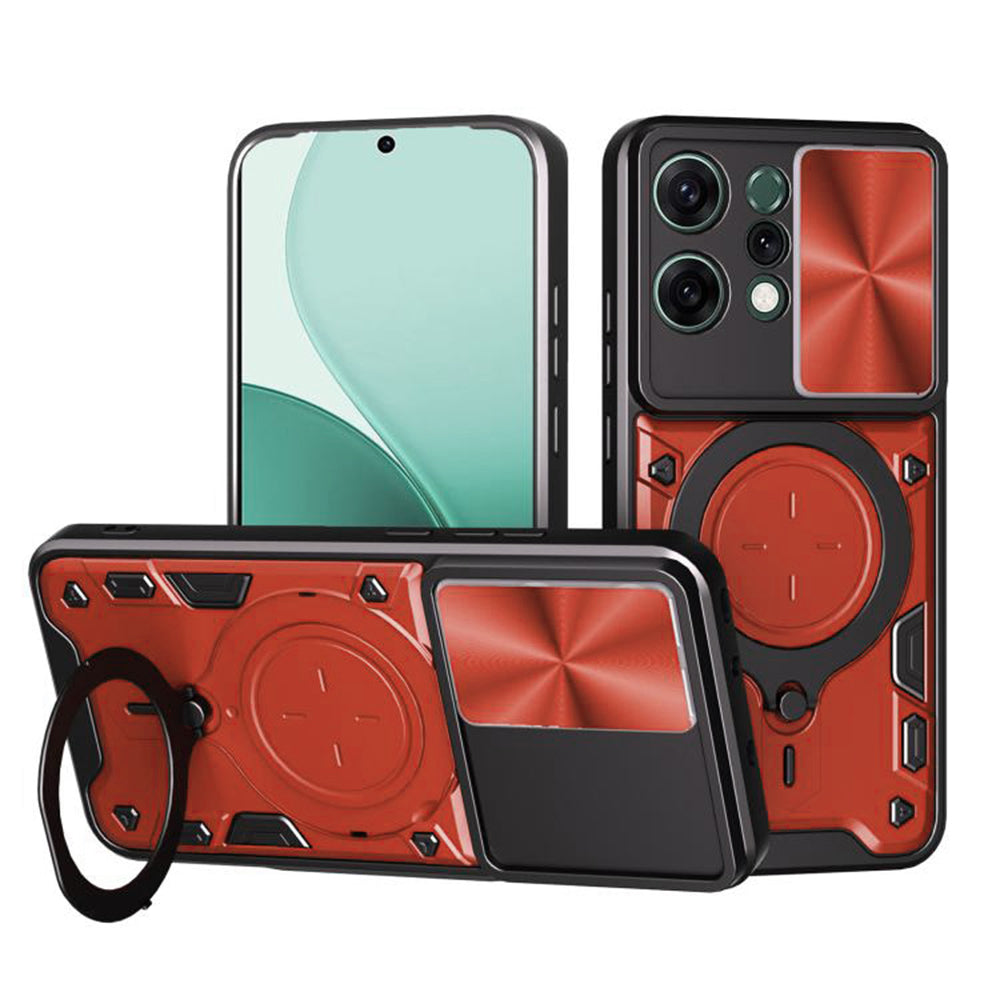 Husa pentru Oppo Reno14, Techsuit, CamGuard Pro, Rosie