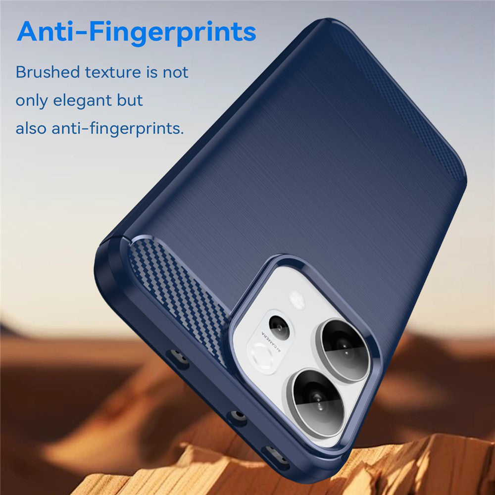 Husa pentru Oppo Reno14, Techsuit, Carbon, Albastra