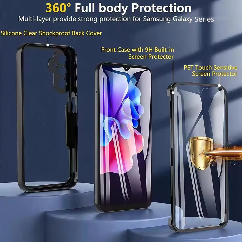 Husa pentru Oppo Reno14, Techsuit, ColorVerse 360, Albastra