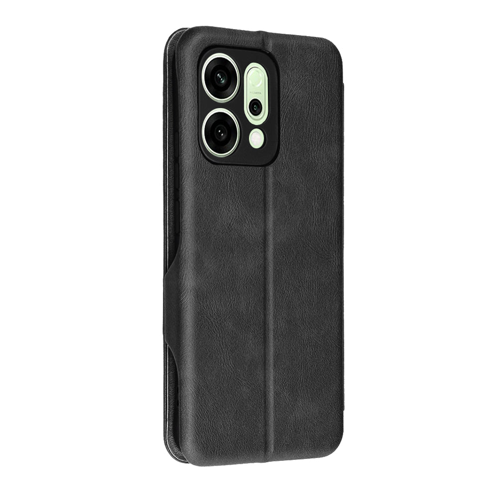 Husa pentru Oppo Reno14, Techsuit, Safe Wallet Plus, Neagra