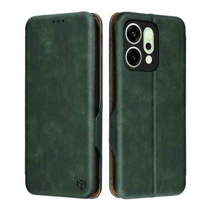 Husa pentru Oppo Reno14, Techsuit, Safe Wallet Plus, Verde
