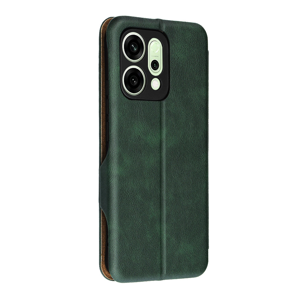 Husa pentru Oppo Reno14, Techsuit, Safe Wallet Plus, Verde