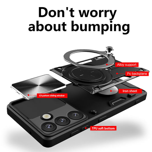 Husa pentru Oppo Reno15 FS / Reno15 F, Techsuit, CamGuard Pro, Neagra