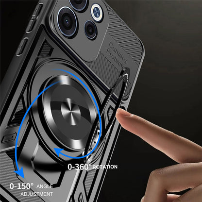 Husa pentru Oppo Reno15 FS / Reno15 F, Techsuit, RuggedCam, Mov