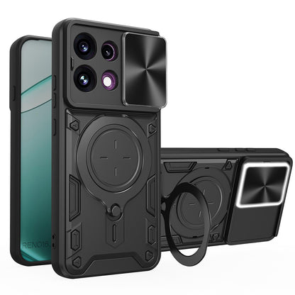 Husa pentru Oppo Reno16 F / Reno16 FS, Techsuit, CamGuard Pro, Neagra