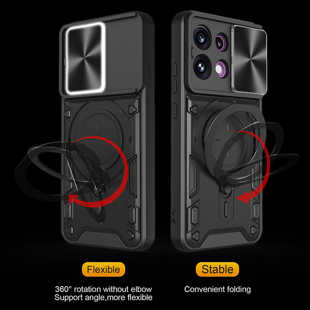 Husa pentru Oppo Reno16 F / Reno16 FS, Techsuit, CamGuard Pro, Rosie