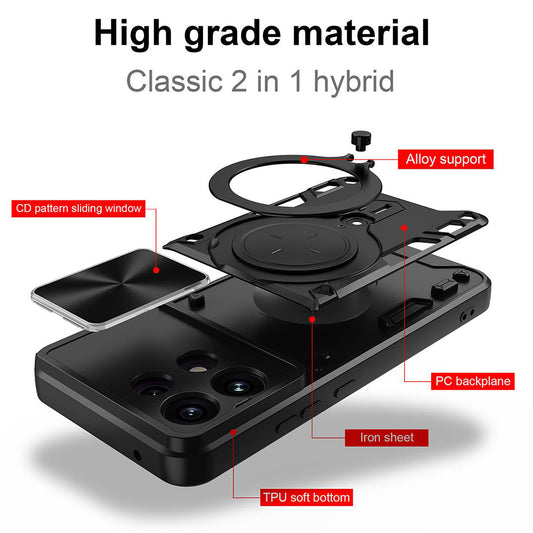 Husa pentru Oppo Reno16 F / Reno16 FS, Techsuit, CamGuard Pro, Roz Aurie