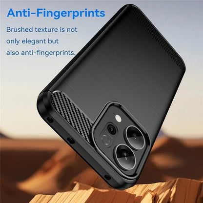 Husa pentru Oppo Reno16 F / Reno16 FS, Techsuit, Carbon, Albastra