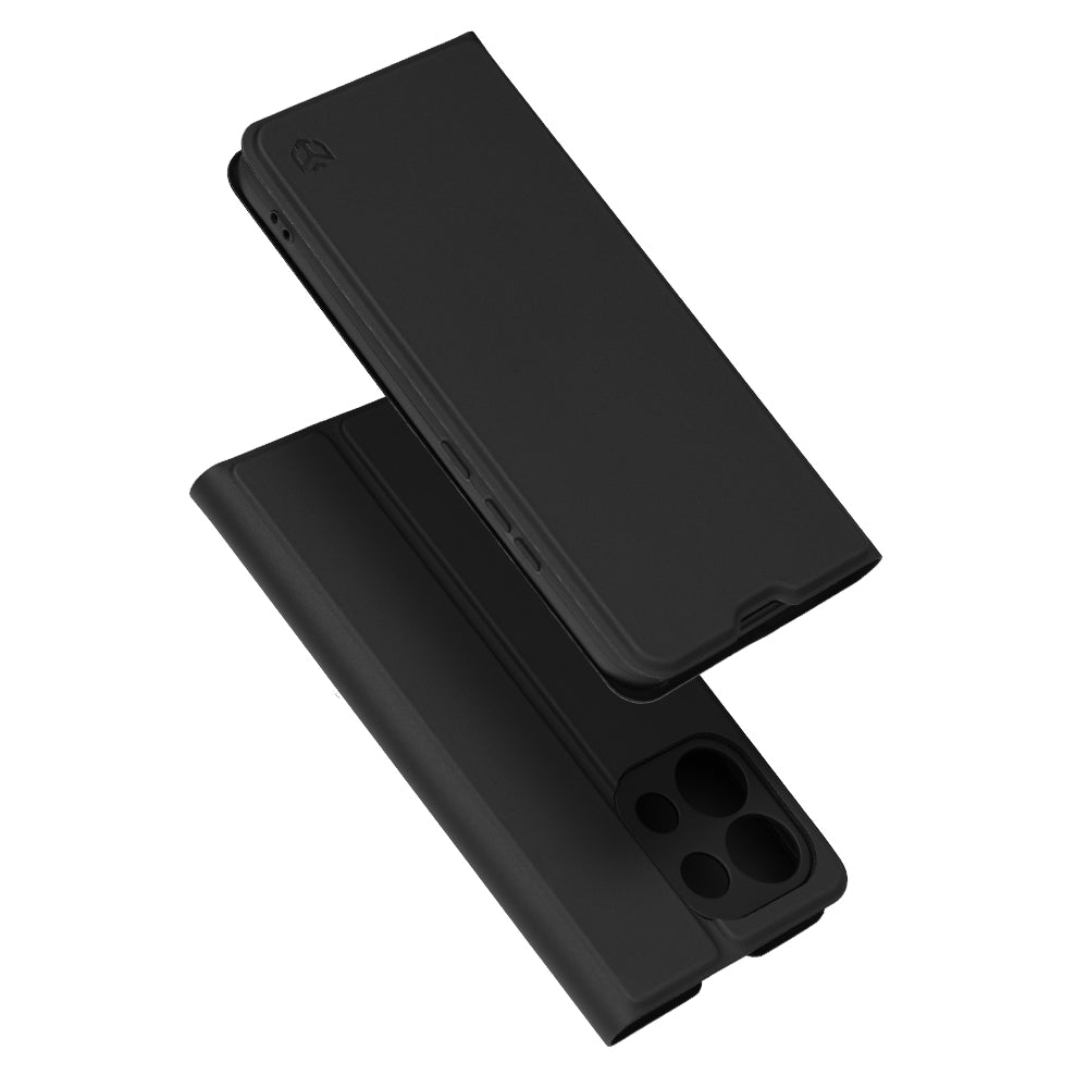 Husa pentru Oppo Reno16 F / Reno16 FS, Techsuit, Magskin Book, Neagra