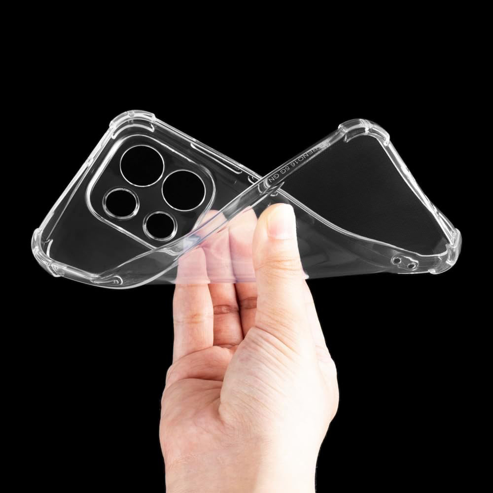 Husa pentru Oppo Reno16 Pro, Techsuit, Shockproof Clear, Transparenta