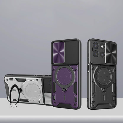 Husa pentru Oppo Reno16 / Reno16 Pro, Techsuit, CamGuard Pro, Neagra