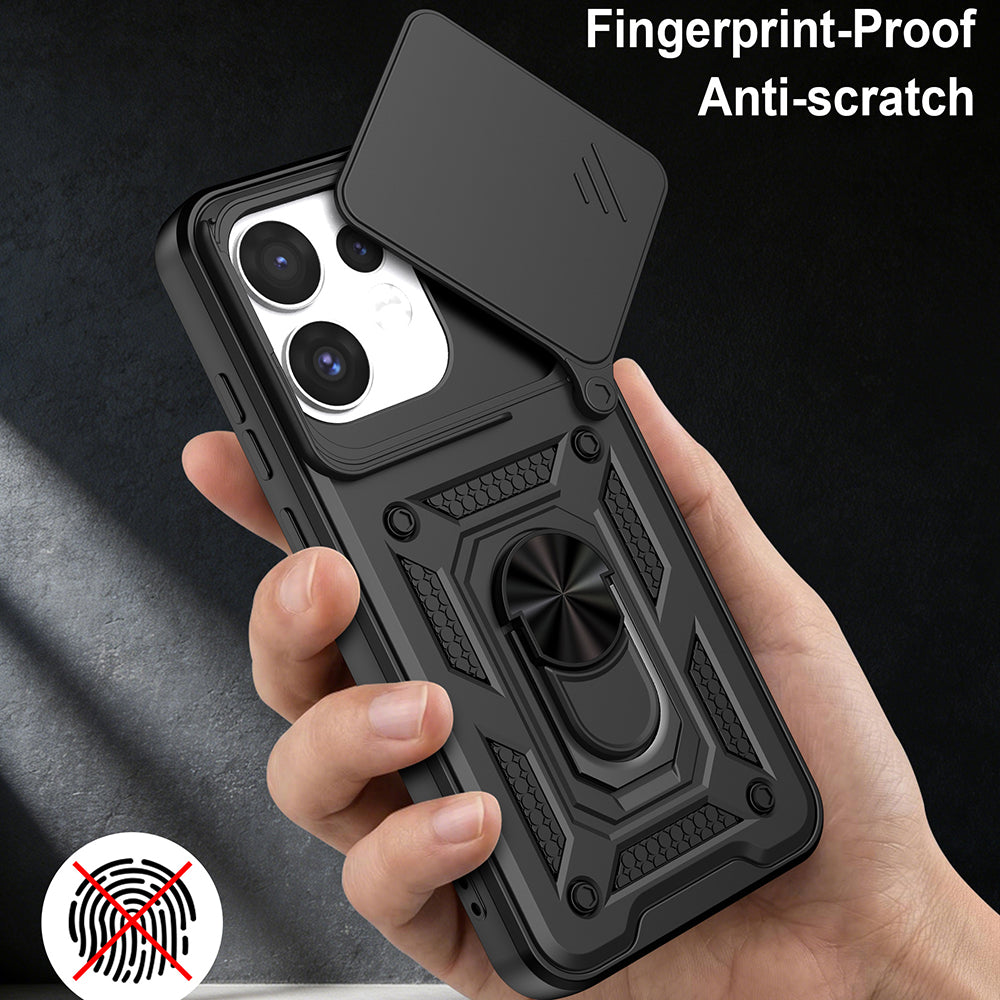 Husa pentru Oppo Reno16 / Reno16 Pro, Techsuit, CamShield, Albastra