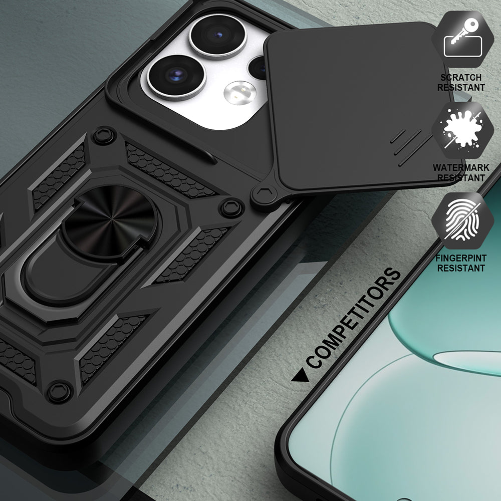 Husa pentru Oppo Reno16 / Reno16 Pro, Techsuit, CamShield, Aurie