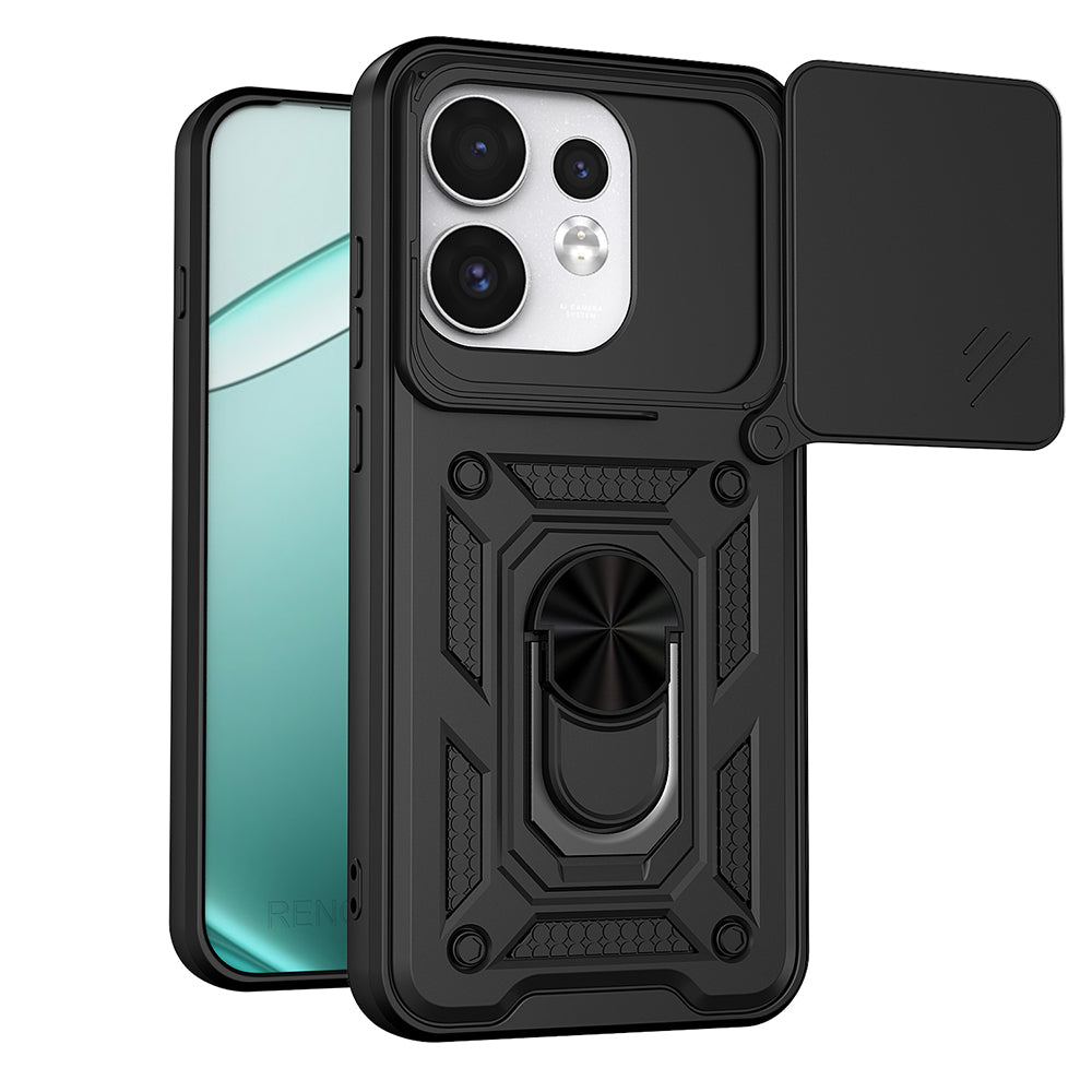 Husa pentru Oppo Reno16 / Reno16 Pro, Techsuit, CamShield, Neagra