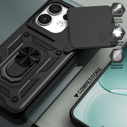 Husa pentru Oppo Reno16 / Reno16 Pro, Techsuit, CamShield, Neagra