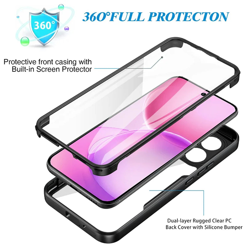 Husa pentru Oppo Reno16 / Reno16 Pro, Techsuit, ColorVerse 360, Mov