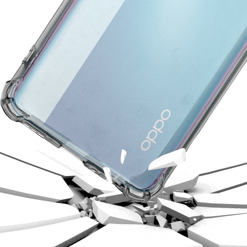 Husa pentru Oppo Reno4 Lite, Techsuit, Shockproof Clear, Transparenta