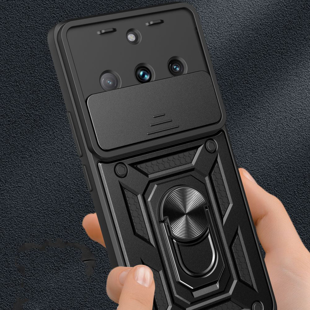 Husa pentru Realme 11 4G, Techsuit, CamShield, Neagra
