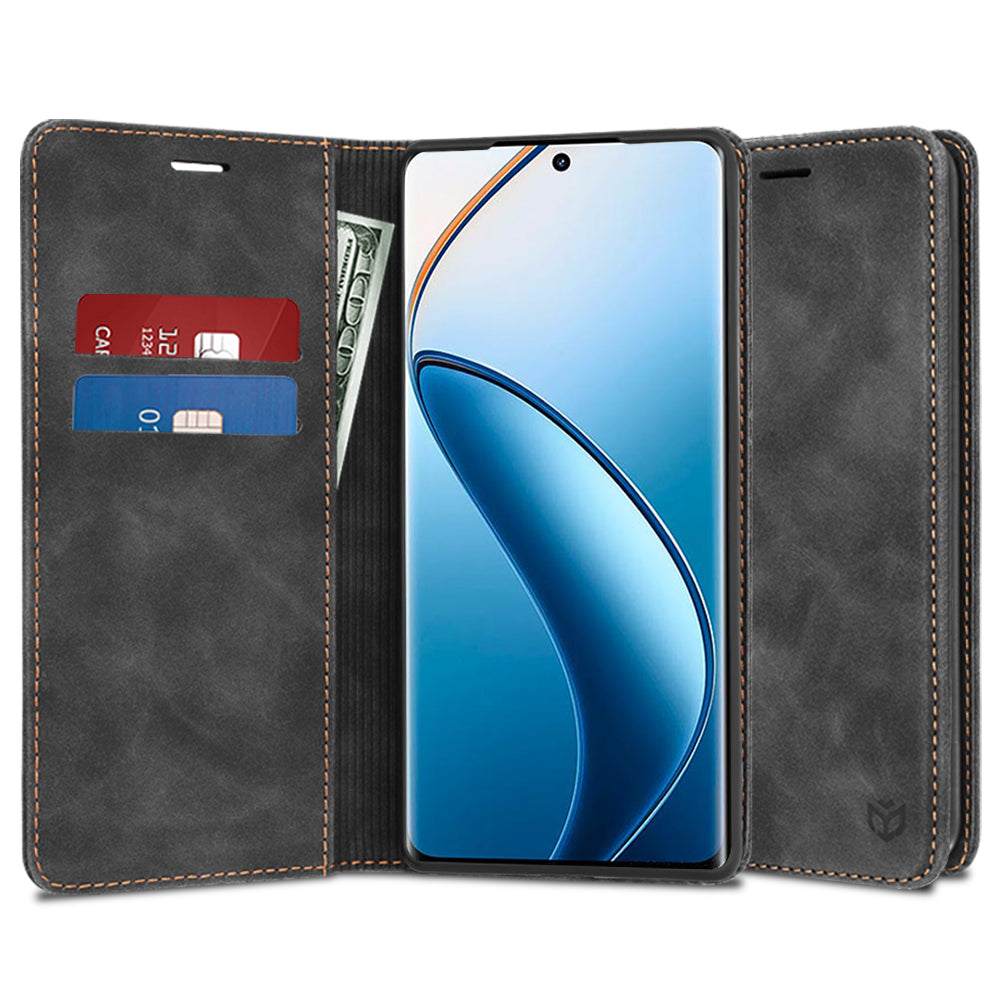 Husa pentru Realme 12 Pro / 12 Pro+, Techsuit, Confy, Neagra