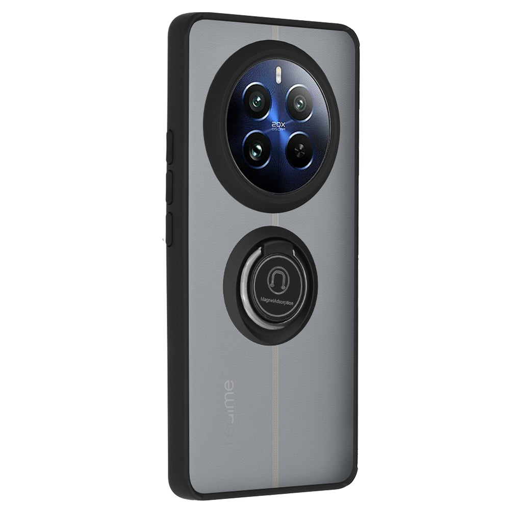 Husa pentru Realme 12 Pro / 12 Pro+, Techsuit, Glinth, Neagra