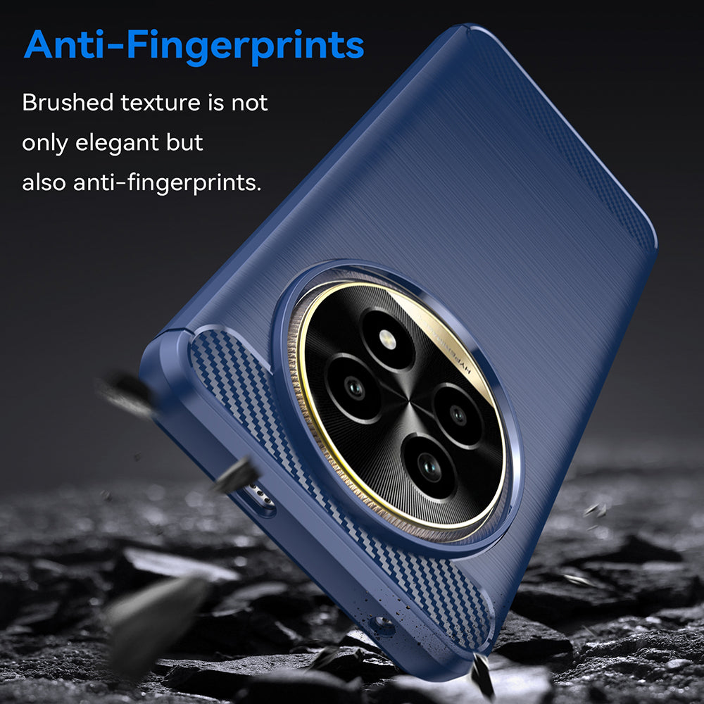 Husa pentru Realme 13 Pro / 13 Pro+, Techsuit, Carbon, Albastra