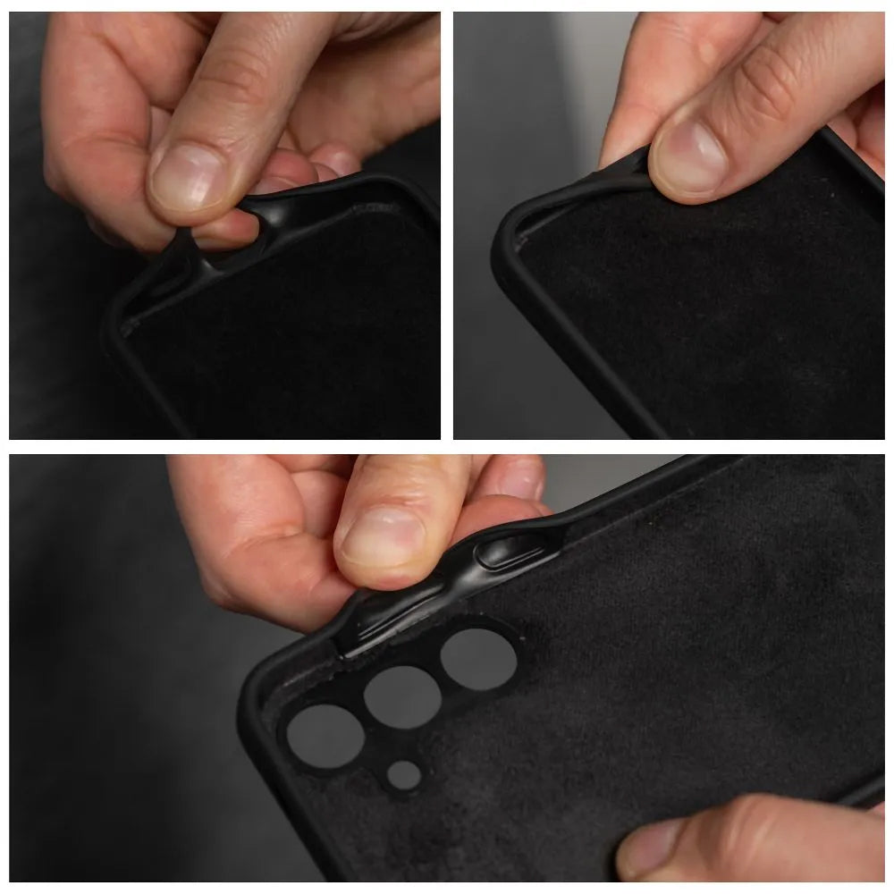 Husa pentru Realme 14 Pro+, OEM, Silicone, Neagra