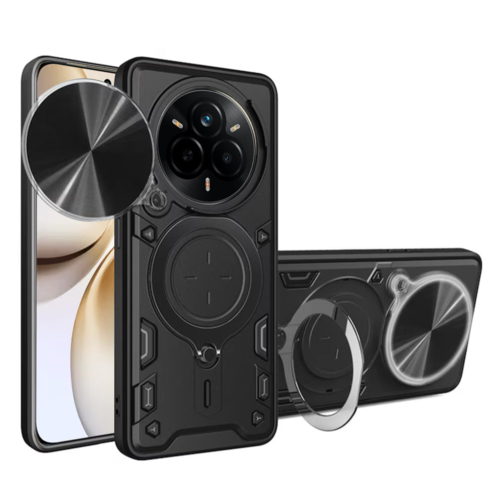 Husa pentru Realme 14 Pro+, Techsuit, CamGuard Pro, Neagra