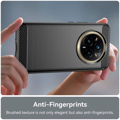 Husa pentru Realme 14 Pro+, Techsuit, Carbon, Neagra
