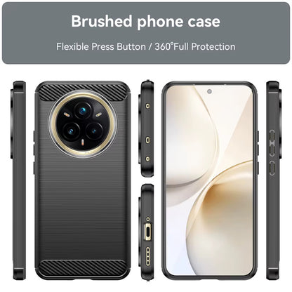 Husa pentru Realme 14 Pro+, Techsuit, Carbon, Neagra