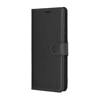 Husa pentru Realme 14 Pro+, Techsuit, Leather Folio, Neagra